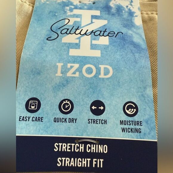Izod  Saltwater Stretch Khaki Chino Pants - Picture 6 of 6